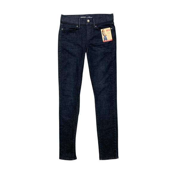 Levis Strauss Signature Jeans Womens 26 Denim Shaping Perfect Pull On Skinny - Picture 1 of 13